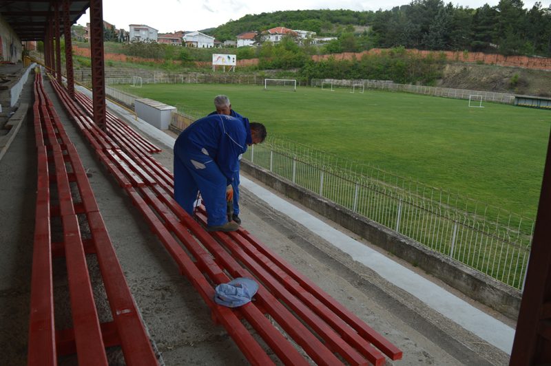 ПРИВРШУВА САНАЦИЈАТА НА ГРАДСЈИОТ СТАДИОНИ СЕВЕРНАТА ТРИБИНА